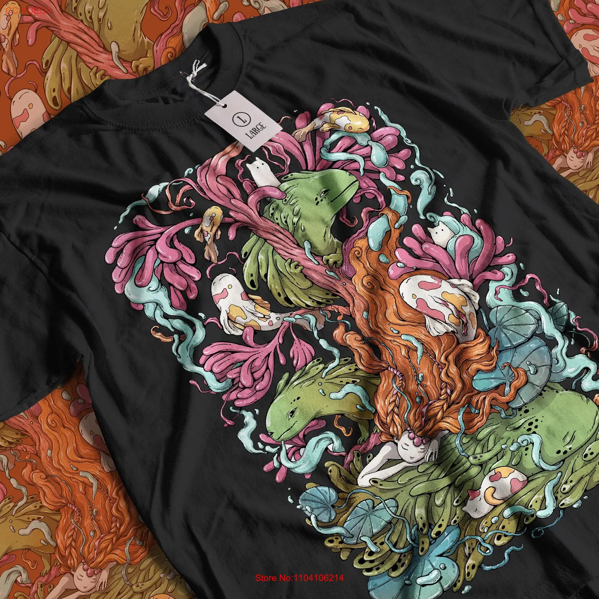 Футболка женская с длинным или коротким рукавом волшебная винтажная уличная