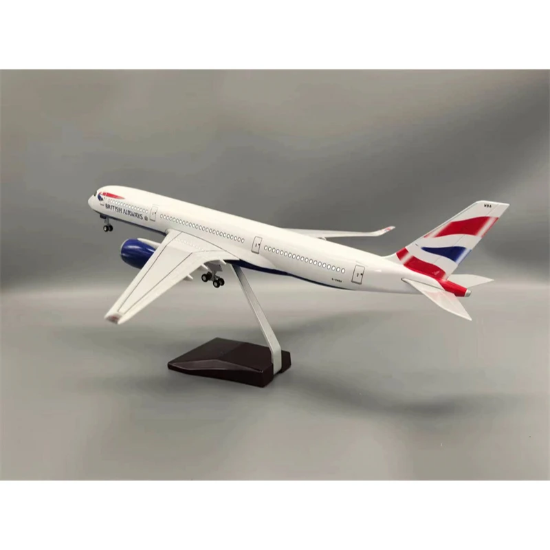 Фото 1/130 Scale 43CM Airplane A350 Dreamliner Aircraft BRITISH AIRWAYS Airlines Model Light Wheel Diecast Resin Plane Collection №4