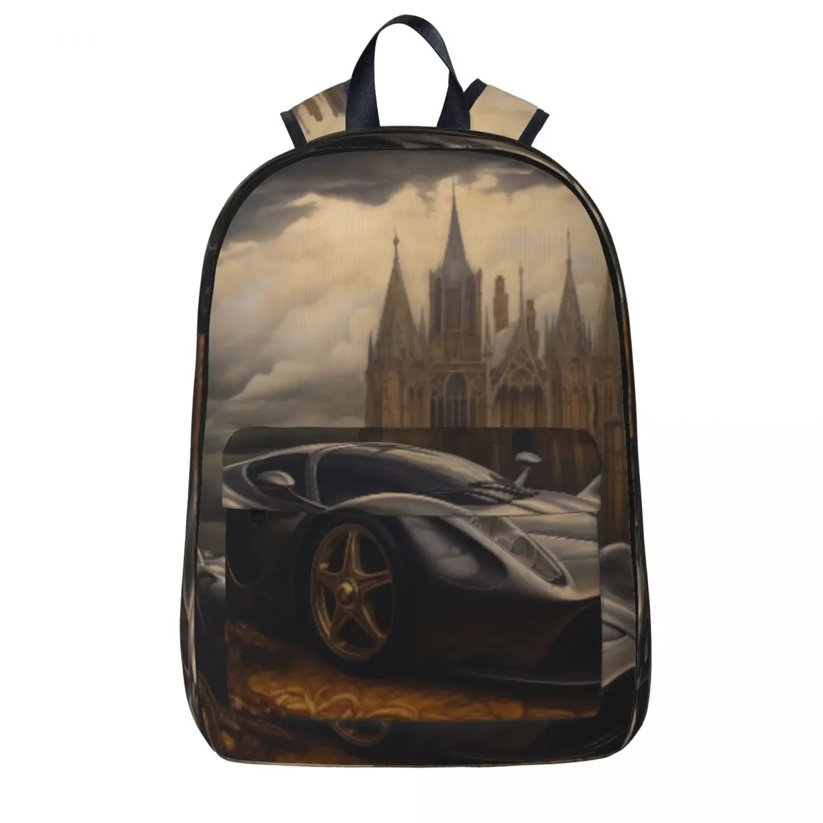 

Passionate Sports Car Backpack Mystic Gothic Girl Polyester Travel Backpacks Big Fun School Bags Rucksack