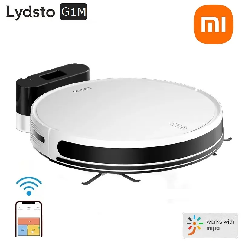 Xiaomi Lydsto G1 Robot Vacuum Cleaner 3300Pa Suction Household Sweeper & Mopper Wet Mopping Floor Dust Cleaner Mijia APP