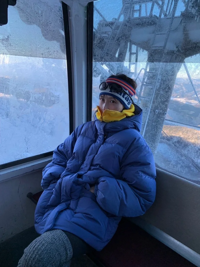 В наличии! 24 Зимняя Южная Корея Dongdaemun Ler * Be Simple Commuter Temperament Hood 90 Белый утиный