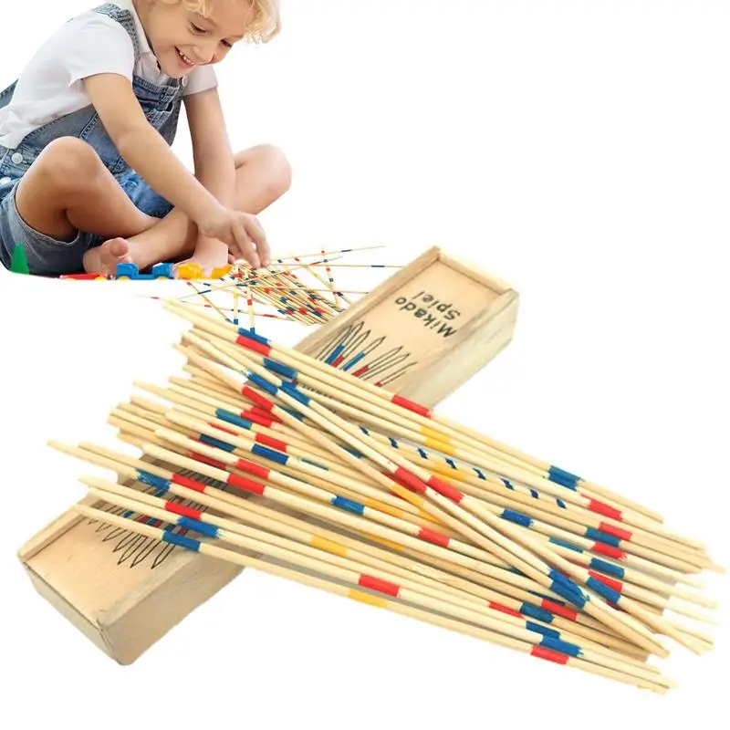 

Деревянные палочки для пикапа, тонкие палочки для пикапа, игра, 31 шт., палочки для игры, забавные развивающие Обучающие игрушки, интерактивна...