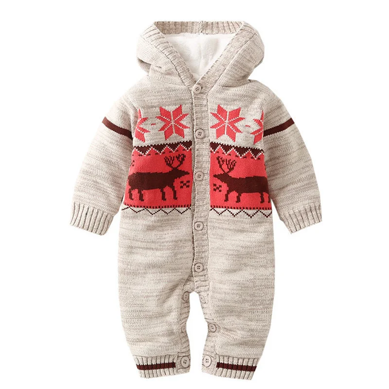 Детский комбинезон с капюшоном на возраст 0-2 года