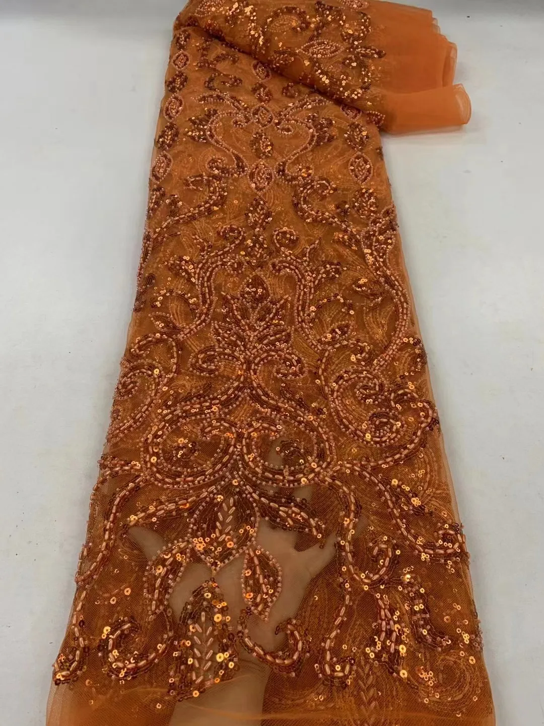 Модное Африканское кружево с блестками золотого цвета французским тяжелым