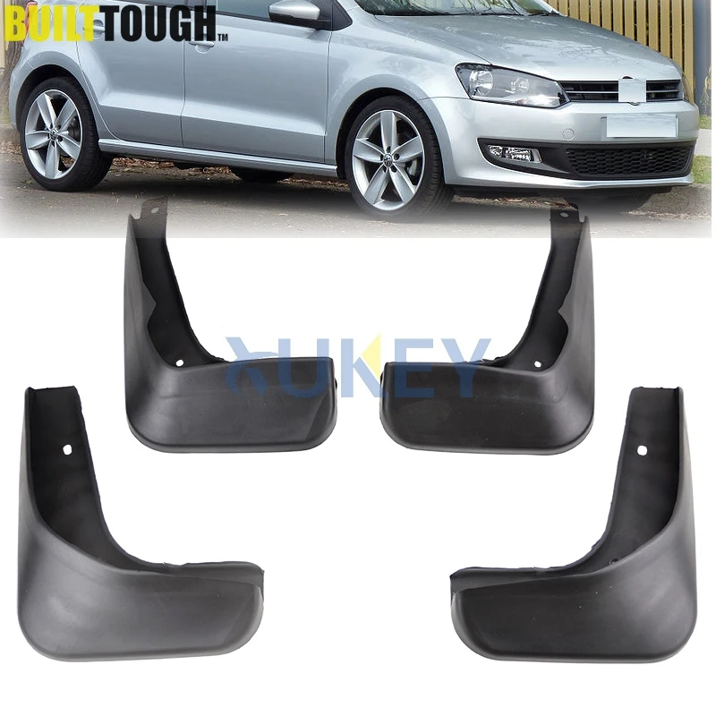 

Комплект брызговиков для VW Polo Mk5 6R 2010-2014, брызговики, передние и задние брызговики, брызговики, крыло 2011 2012 2013