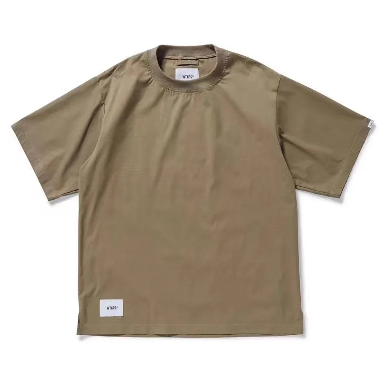 

WTAPS Japanese Trend Loose And Comfortable Leisure Half Sleeve Round Neck Letter Men And Women Dropped Shoulder T-Shirt