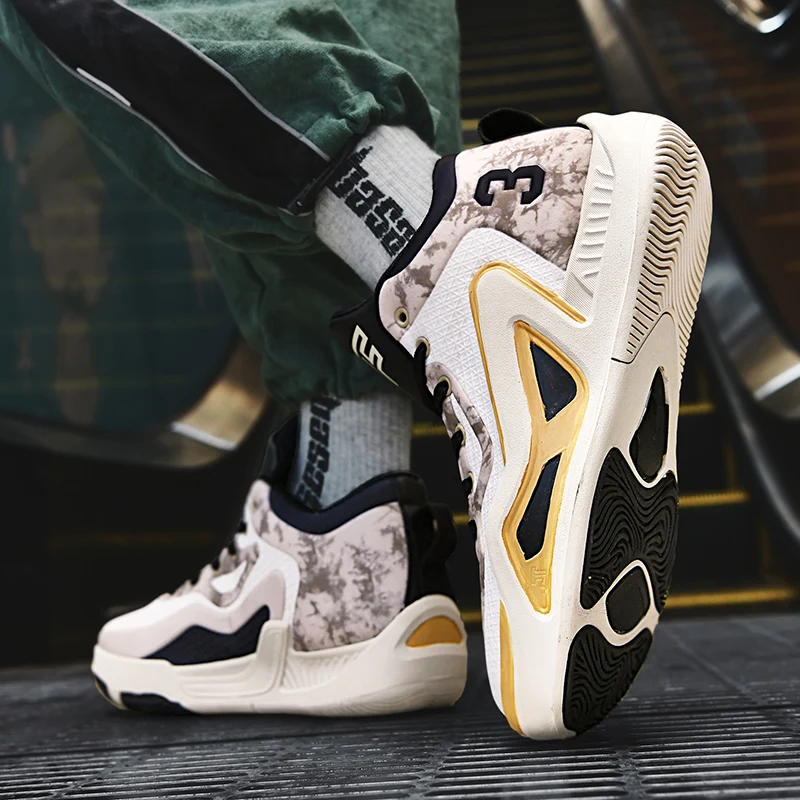 Мужские баскетбольные кроссовки High Street дышащие нескользящие пригодные для носки