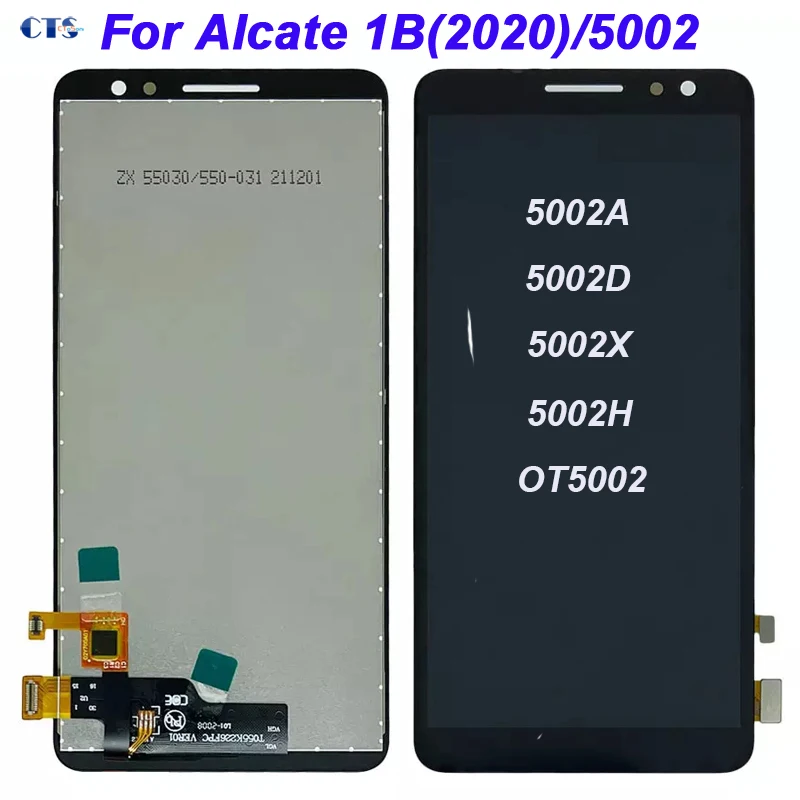 

Оригинальный ЖК-дисплей 5,5 ''для ALCATEL 1B 2020 5002 5002D 5002x5002H 5002A OT5002, сенсорный экран для Alcatel 1B 5002, ЖК-дигитайзер