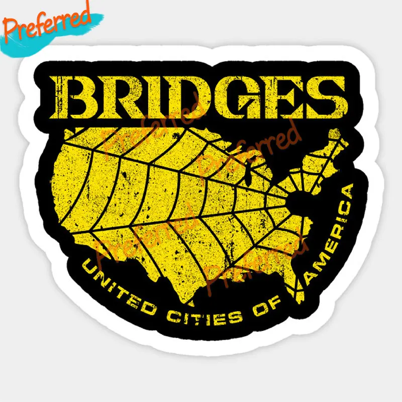 

Наклейка с логотипом Bridges Death Stranding Hideo Kojima, уличная виниловая наклейка для автомобиля, ноутбук, автомобиль, мотоцикл, кемпер, грузовик, велосипед, наклейка