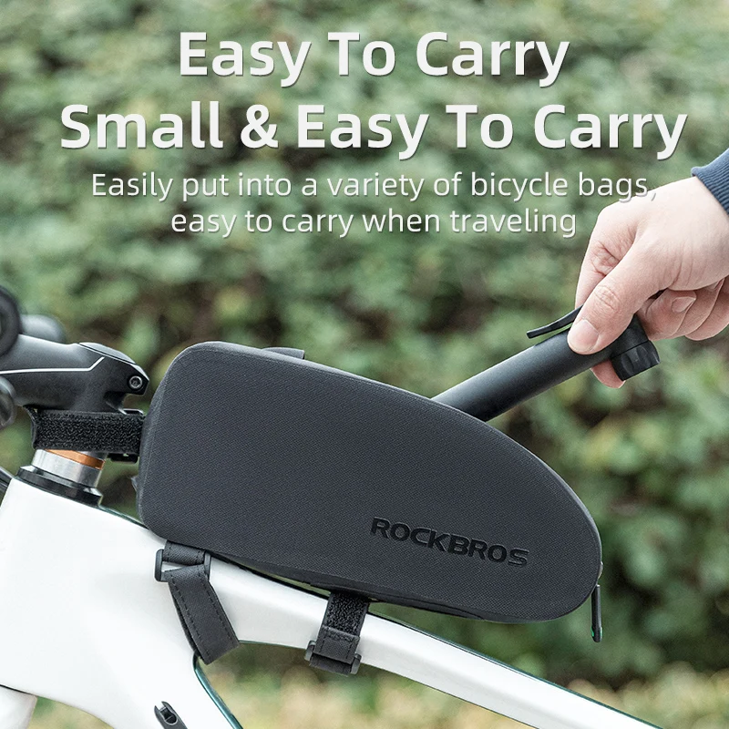 ROCKBROS Bike Pump 80PSI Schrader Presta Valve Bicyle MTB Road Mini Portable Air Inflator nylon Cycling Accessories |