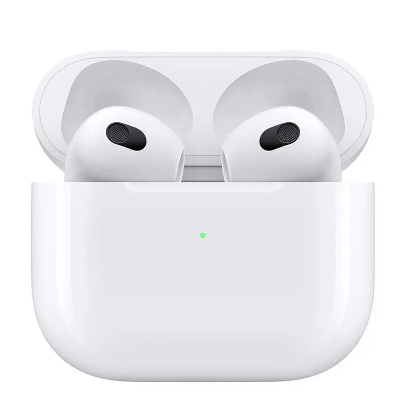 

2022 оригинальные наушники Apple AirPods 3 с адаптируемым чипом EQ H1, беспроводные Bluetooth наушники, пространственное аудио с динамическим отслеживани...
