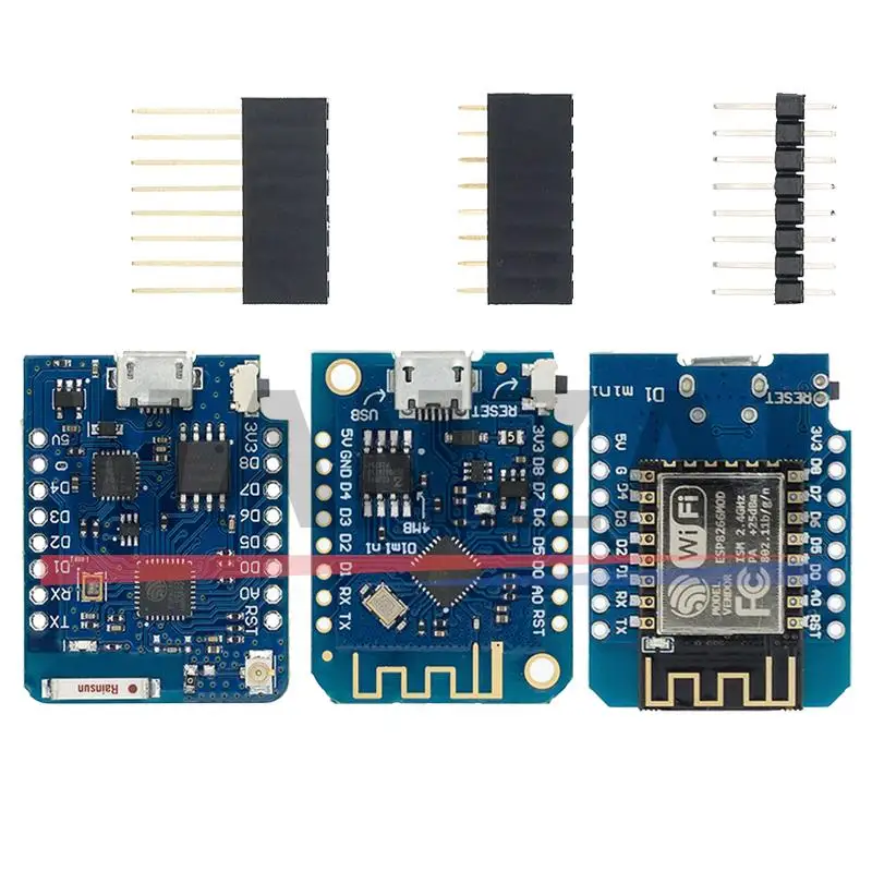 WeMos D1 Mini Pro V3.0.0 Bytes Lua WIFI Интернет вещей макетная плата на основе ESP8266 CH340G Nodemcu V2 4 Мб/16