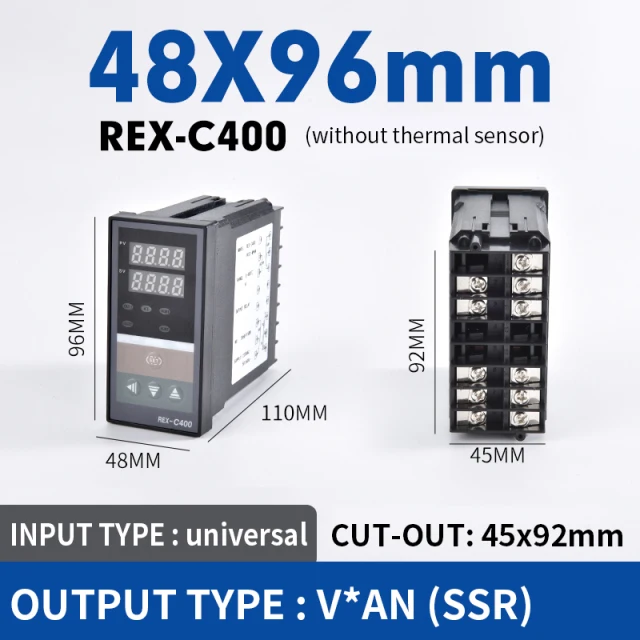 

ПИД-регулятор температуры GTHURCS REX-C400