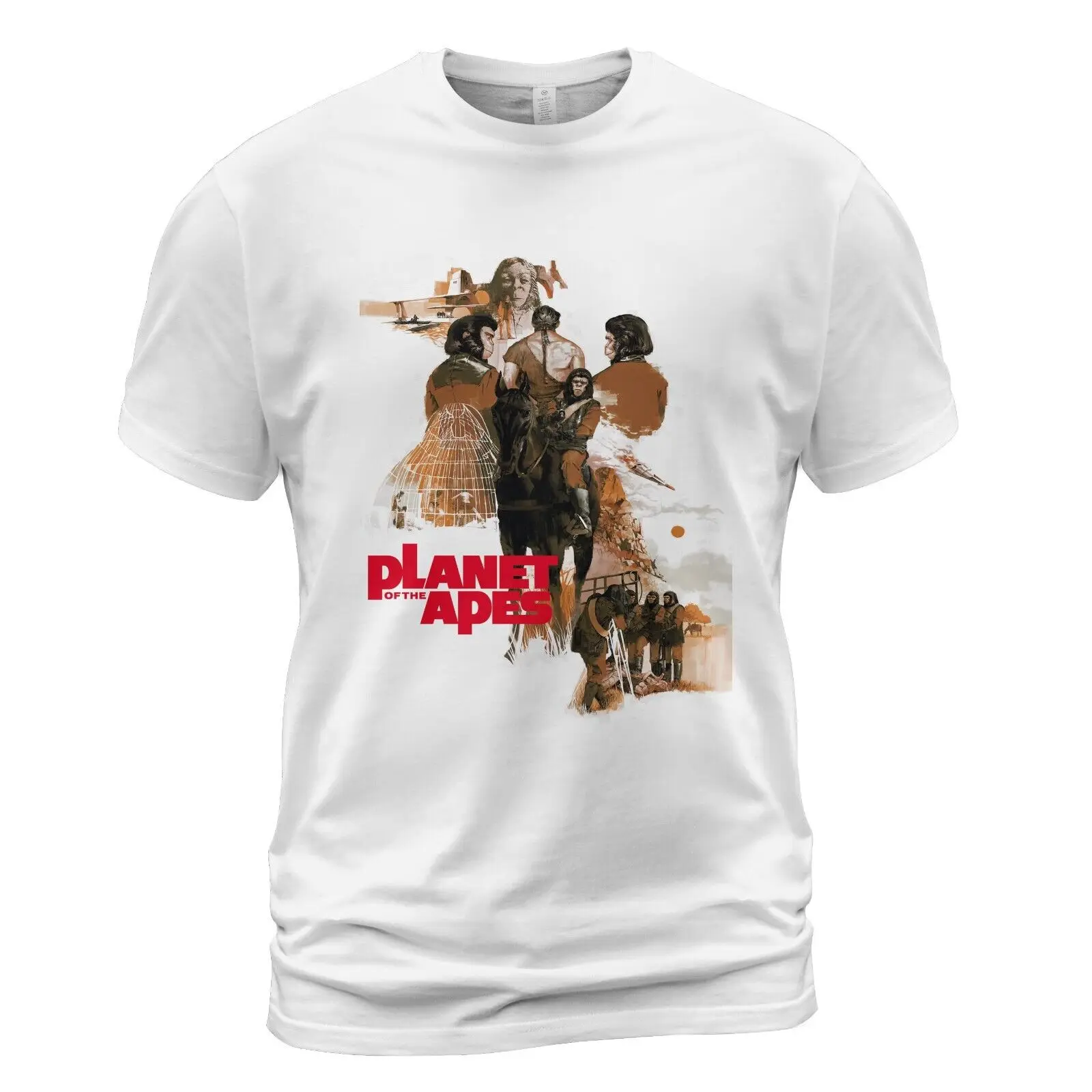 Горячая новинка мужская белая и черная футболка с логотипом из фильма &quotПланета