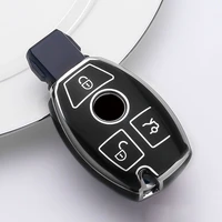 tpu car key cover case for mercedes benz cls cla glr slk amg a b c s r class w203 w210 w211 w204 w176 remote holder accessories