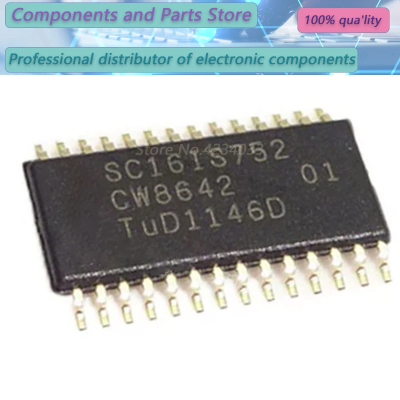 

10PCS SC16IS752IPW SC16IS752IP SC16IS752 TSSOP28 NEW100% SC16IS 752IPW