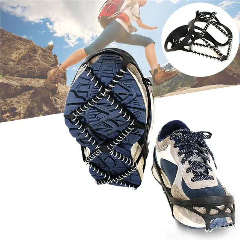 

Snow Traction Cleats 1 Pair Ice Crampons Ice Gripper Winter Snow Boot Shoes Covers Ice Gripper Anti-skid