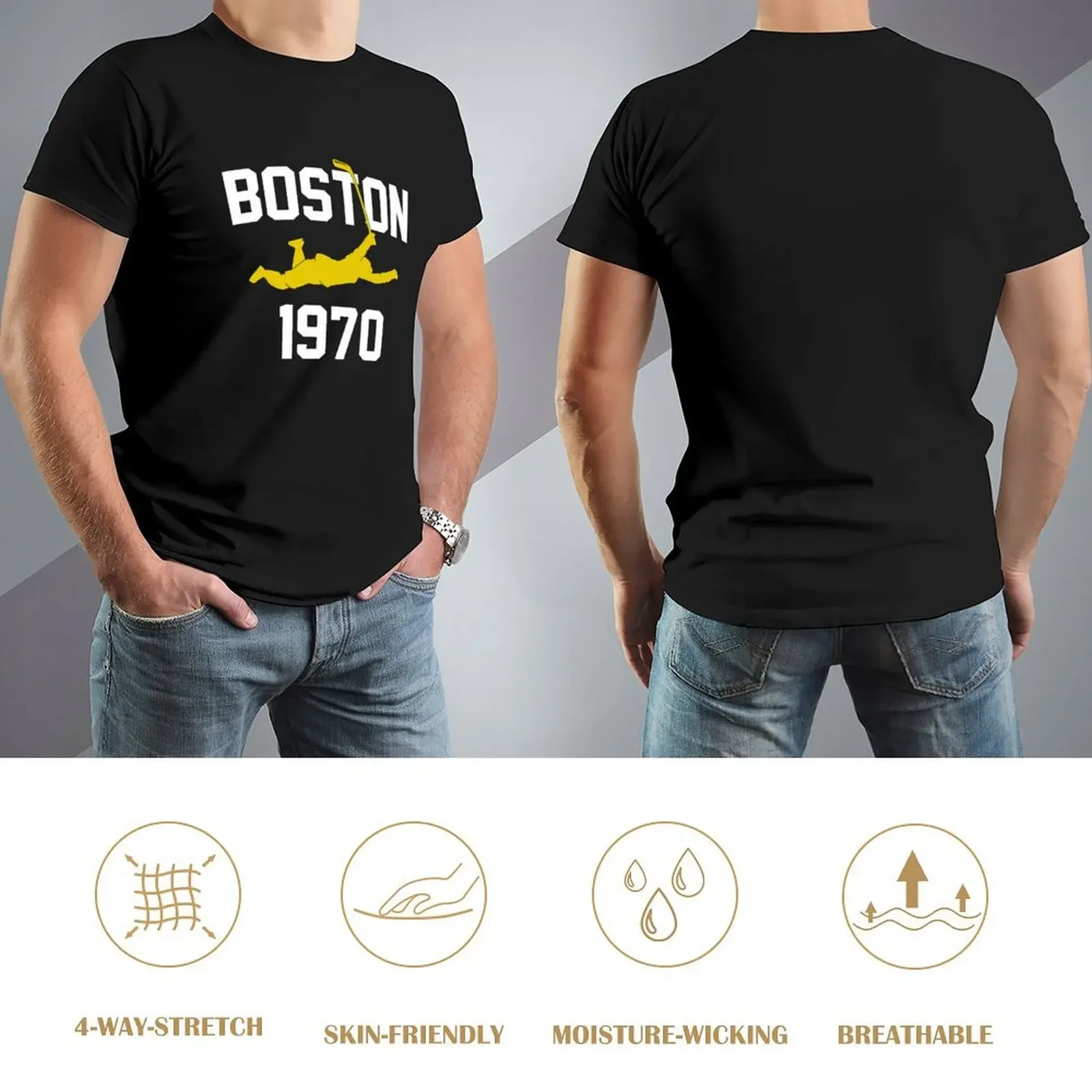 Футболка Bobby Orr 1970 футболки с рисунком рэпера спортивные фанаты футболка