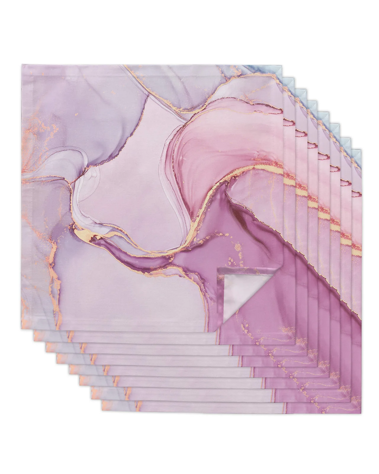 

Мраморная градиентная розовая ткань Набор салфеток праздничное банкетное свадебное украшение чайное полотенце кухонные Столовые Салфетк...