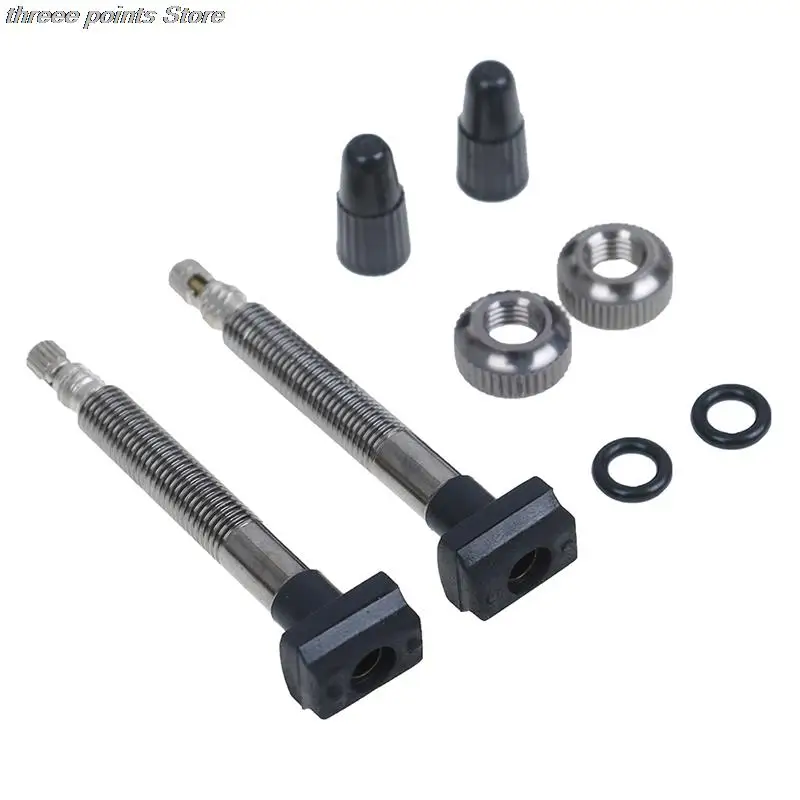 

Bicycle Tubeless Tire Valve 2.36" Alloy Stem Brass Core For Mountain Road Bikes