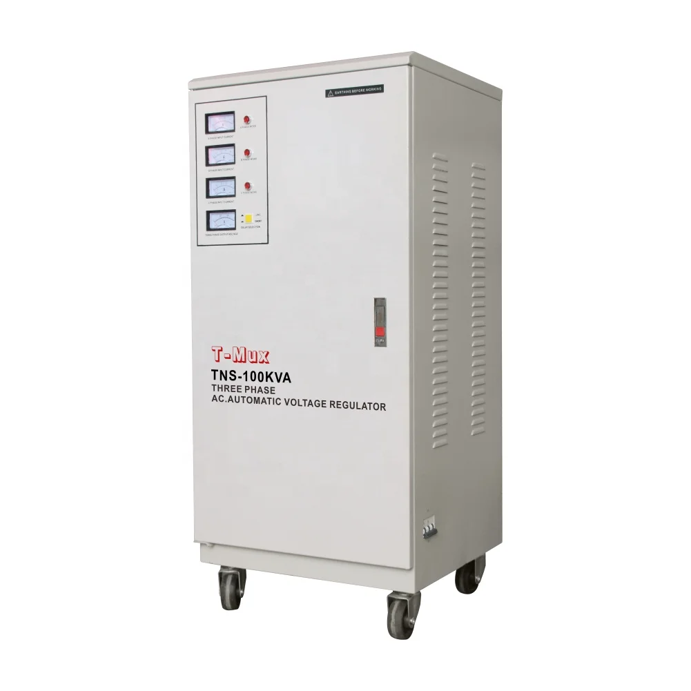 

TNS-100KVA High quality low price three phase 380V output voltage regulator stabilizers