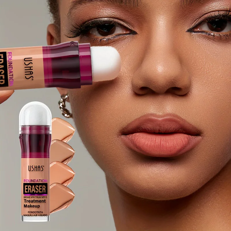 USHAS Жидкий Консилер Похожий На Спонж Долговечная Увлажняющая Основа Для Темных