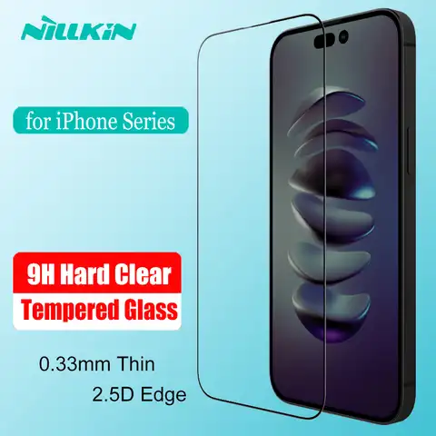 Закаленное стекло Nillkin для iPhone 14 Pro Max 13 Plus 12 Mini 11 XR Xs X 8 7 SE 2020