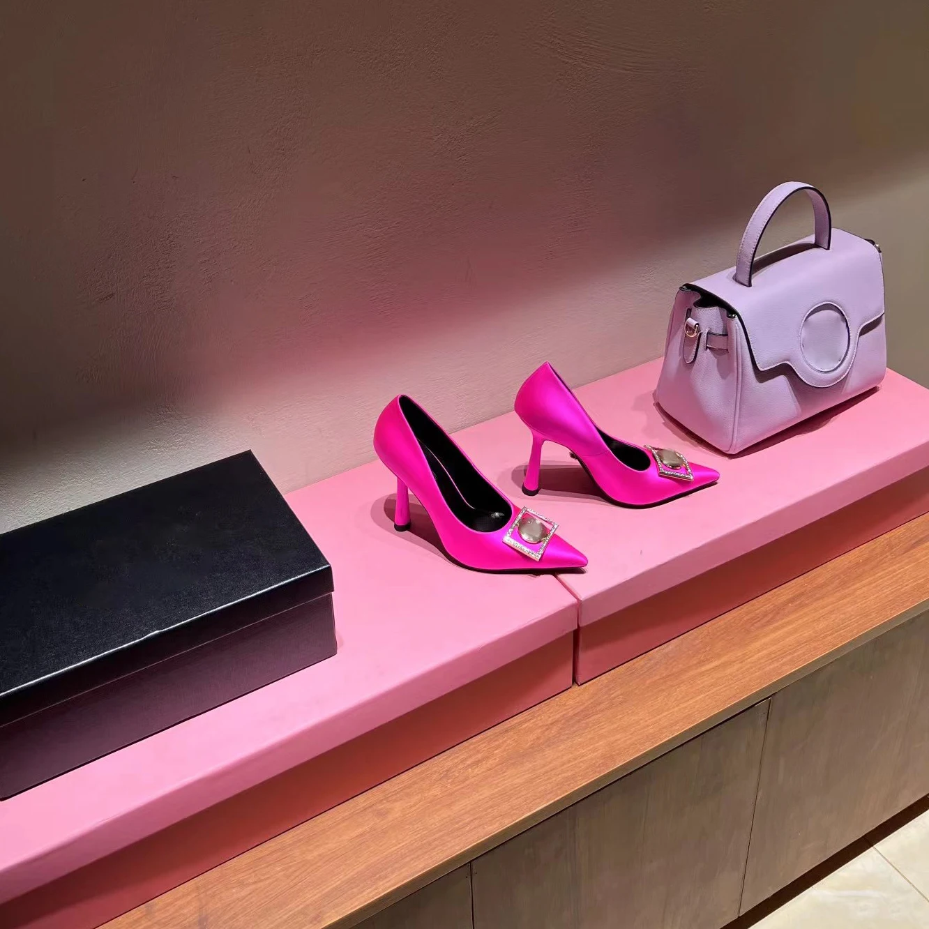 

Prowow2022 new fashion versatile sexy Rhinestone pointed high heels women's single shoes