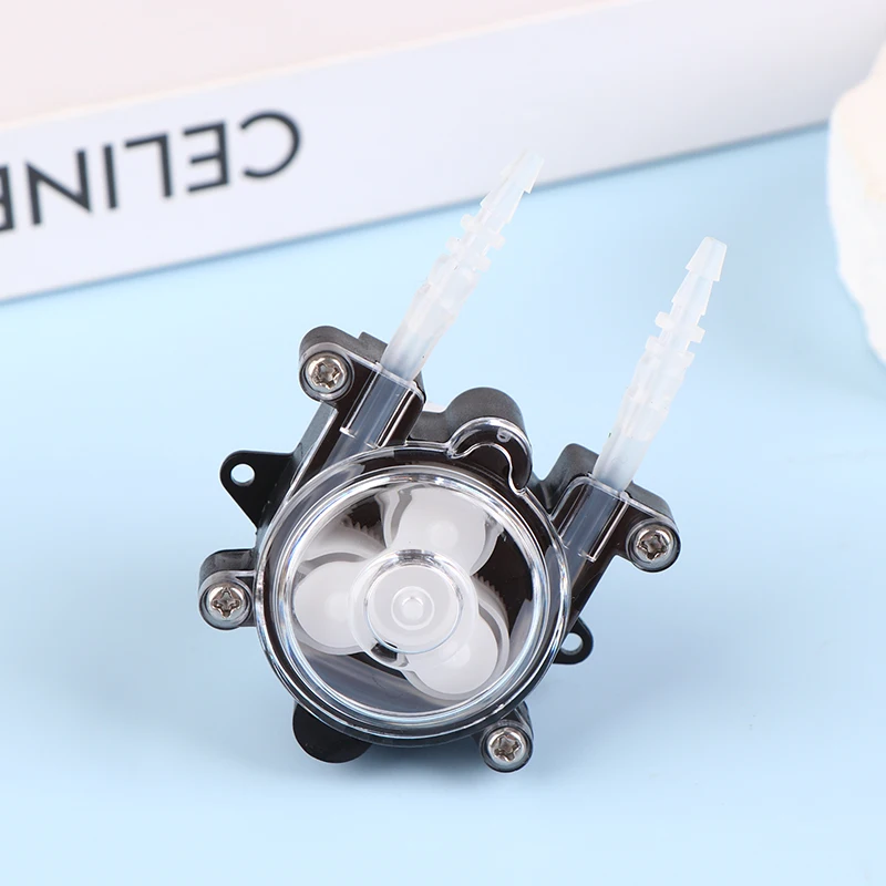 

1Pc High-Flow Peristaltic Pump Miniature Dosing Pump Peristaltic Hose Pump For Lab Aquarium Analysis Liquid Dosing Pump