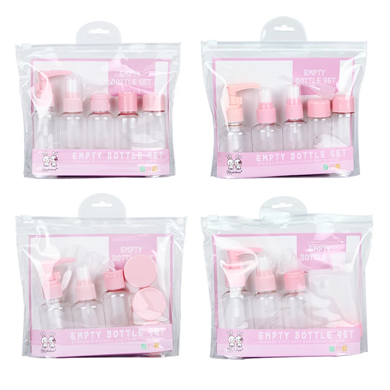 Portable Travel Refillable Empty Bottle Set Essence Shampoo 