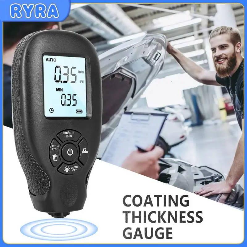 

1pcs Digital Backlight LCD Film Thickness Meter Car Paint Thickness Tester HW-300 Coating Thickness Gauge Manual Auto Paint Tool