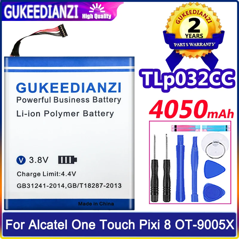 Новинка 100%, высококачественный аккумулятор большой емкости 3050 мАч TLp032C2 для Alcatel TLp032CC One Touch Pixi 8 8,0 3G 9005X 9005A