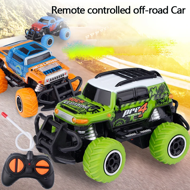 

Mini Cartoon Graffiti Remote Control Off-Road Car Radio Four-Way Rapid Drift RC Cars Anti Collision Electric Car Toys Kids Gifts