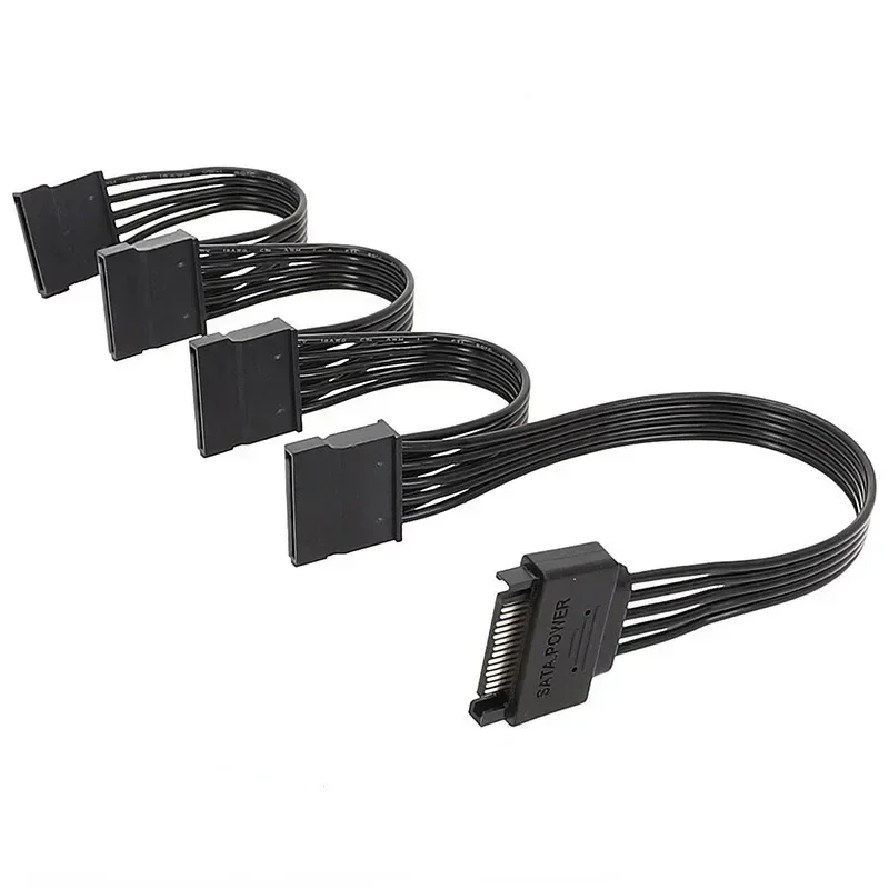 8AWG Sata 15PIN удлинительный кабель 15Pin для разветвителя игрового компьютера жесткие