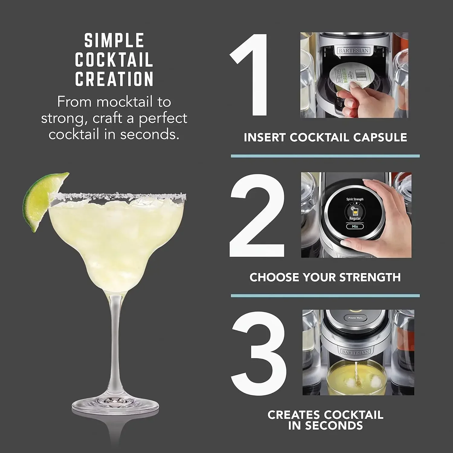 Профессиональная коктейльная машина 5 стеклянных бутылок премиум-класса 55306