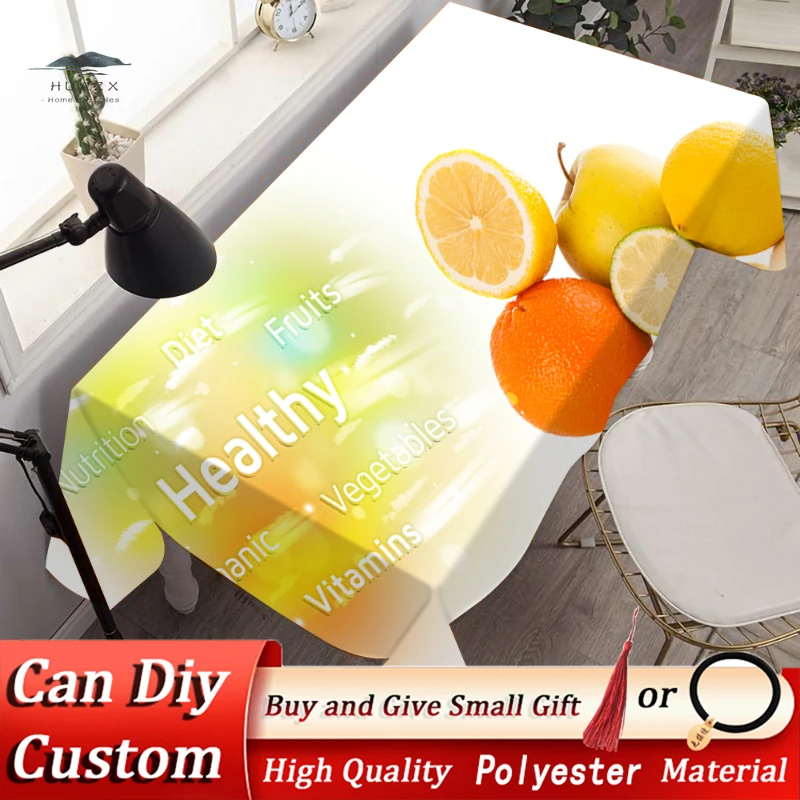 

Fruit Tablecloth Rectangular Waterproof Party Supplies Festival Outdoors Garden Gathering Antifouling Customizable Table Cloth