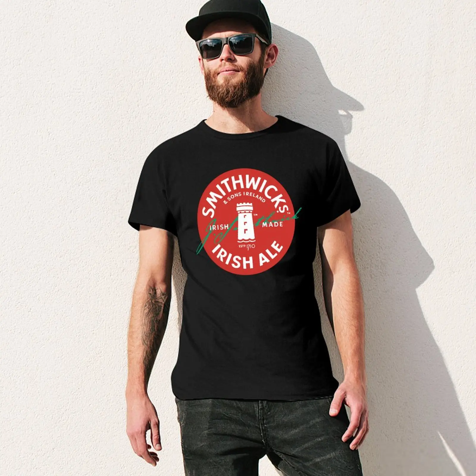 Фото Футболка Smithwicks Irish Ale Basic Plain Tee для весны и лета №3