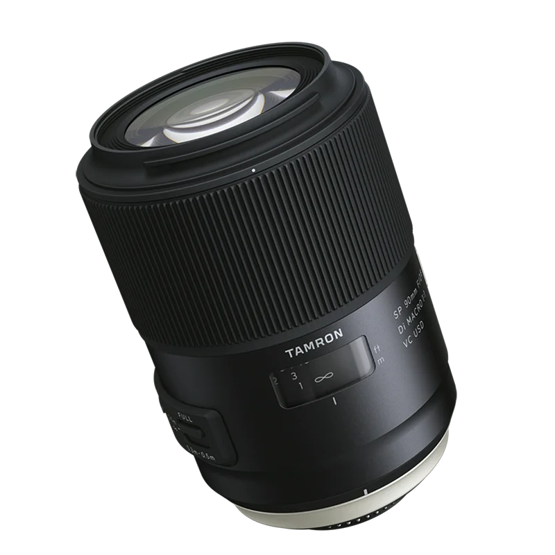

USED lens For Tamron SP 90mm F/2.8 Di MACRO 1:1 VC USD For Canon mount SLR digital camera lens Includes UV lens and lens cap