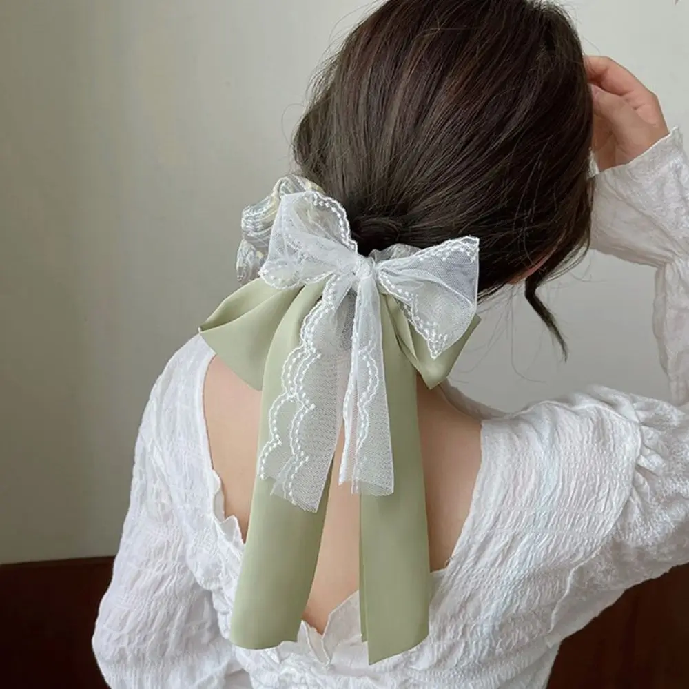 

Hair Ornament Hair Accessories Bowknot Rubber Band Korean Style Hair Ring Large Intestine Hair Ring Women Hair Rope