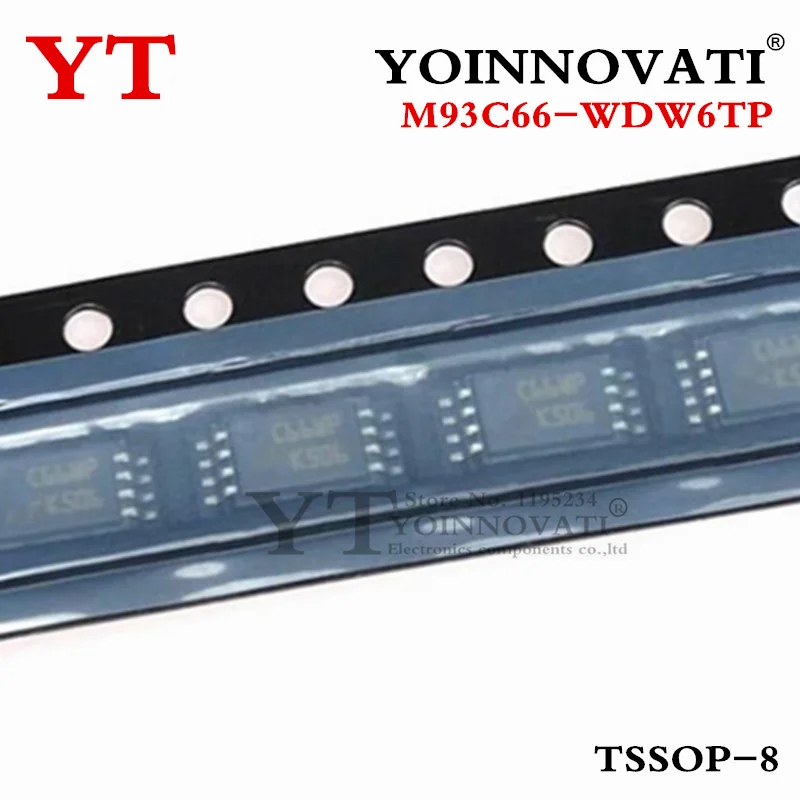 10 шт. M93C66-WDW6TP 93C66 TSSOP C66WP TSSOP-8 микросхемы памяти