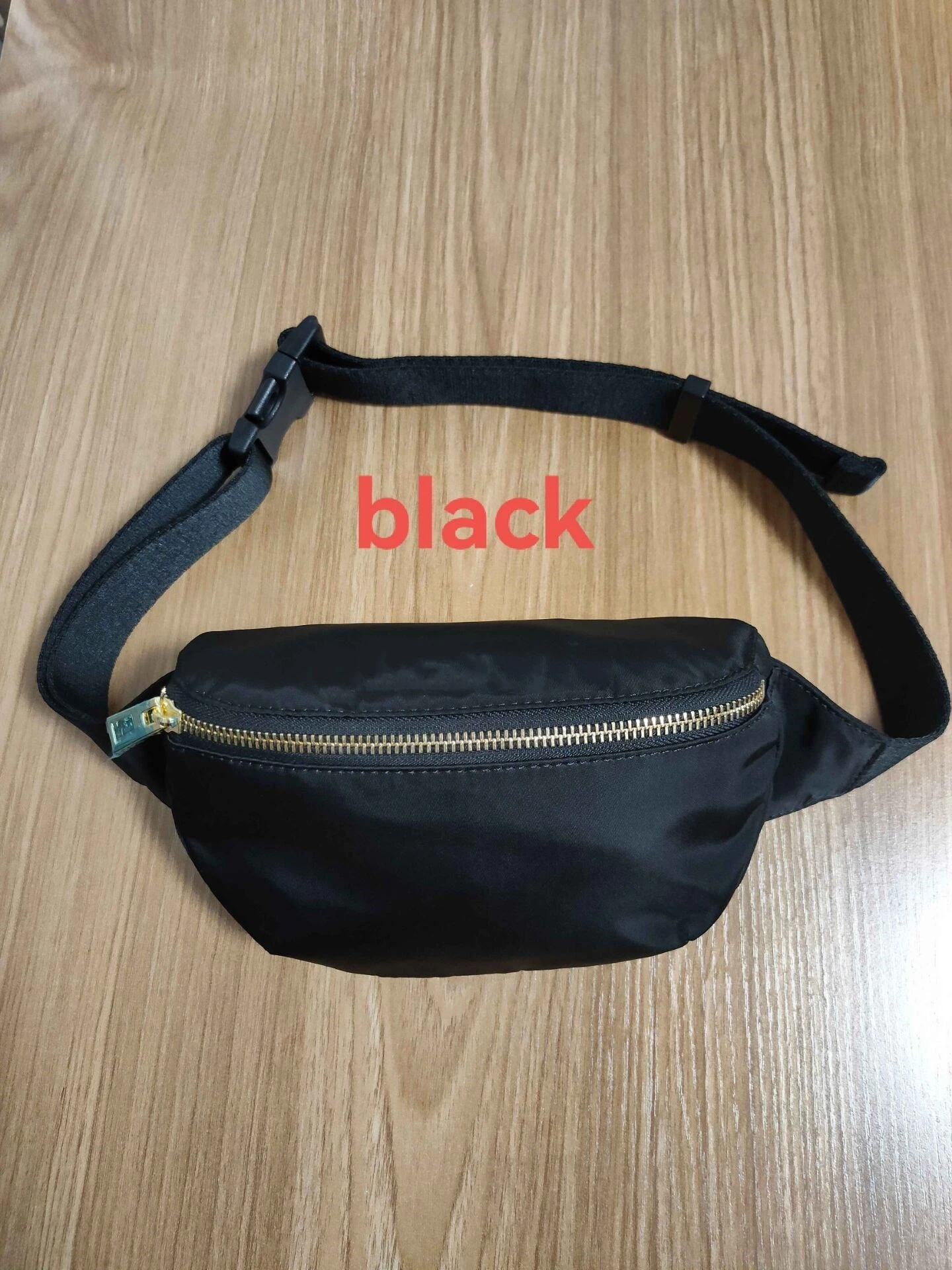 

Spanish Letter Bag Women's Bag Fashion Nylon Bag Leather Bag Waistpack Red Leopard Print Black Silver Charm