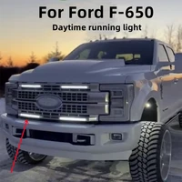 4pcs led car eagle eye light auto truck for ford f 650 suv style universal amber high quality car grille lighting kit