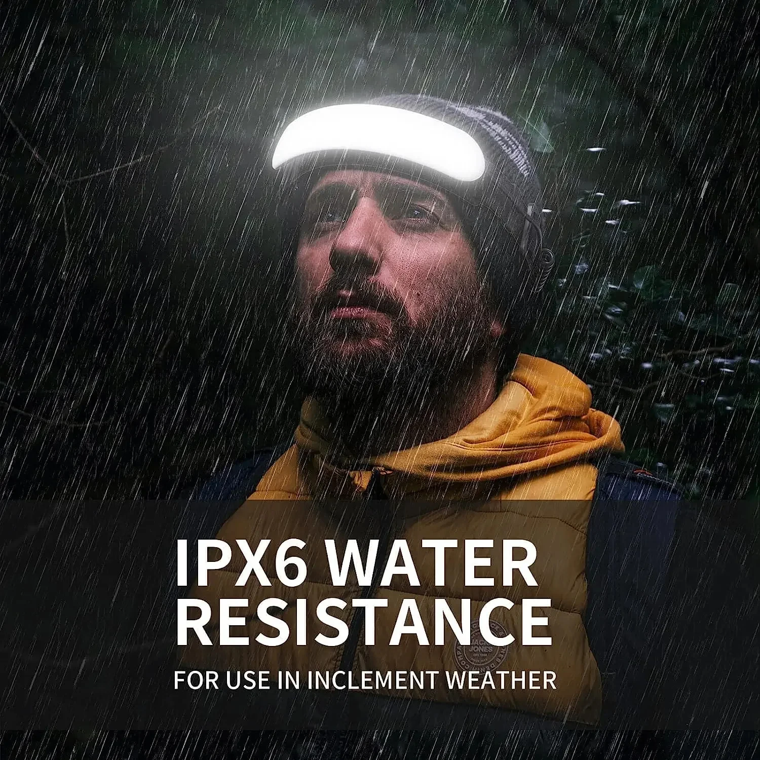 Фонарь налобный с встроенным аккумулятором 7500 лм мАч