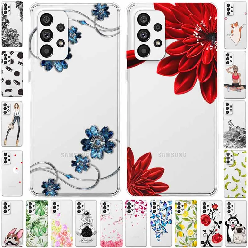 

Для Samsung A53 5G чехол A73 Прозрачный Мягкий ТПУ силиконовый чехол для телефона для Samsung Galaxy A73 5G чехол A53 Прозрачный бампер