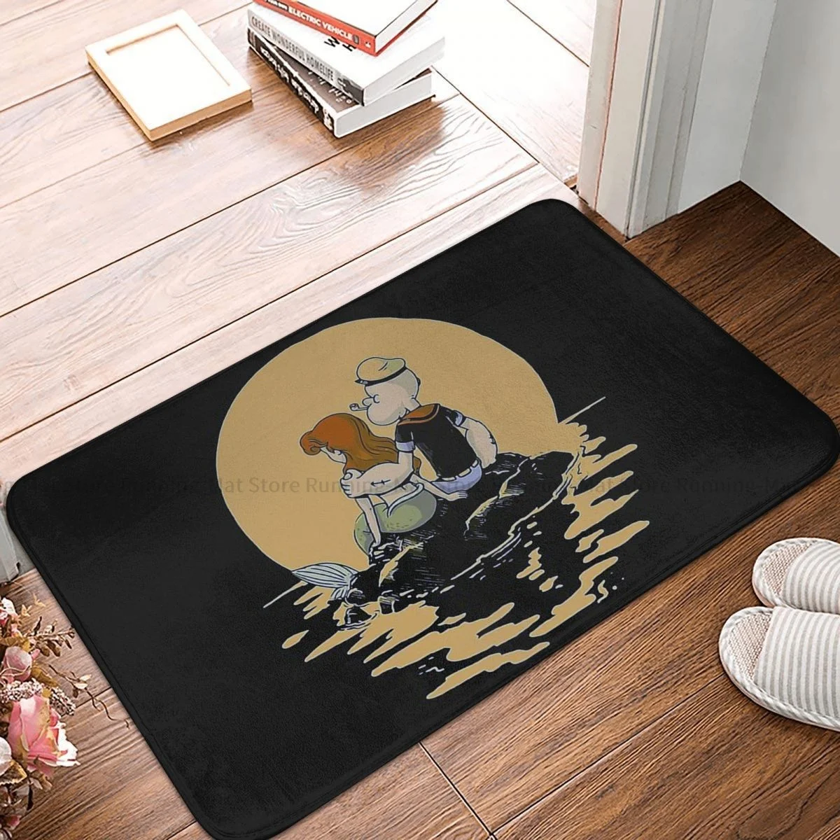 

Ковровое покрытие Popeye комиксов для ванной комнаты, нескользящий ковер для мужчин и женщин, коврик для гостиной, коврик для входной двери, до...