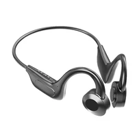 tws vg02 bone conduction earphone sport running waterproof wireless bluetooth headphone with microphone support tf sd card