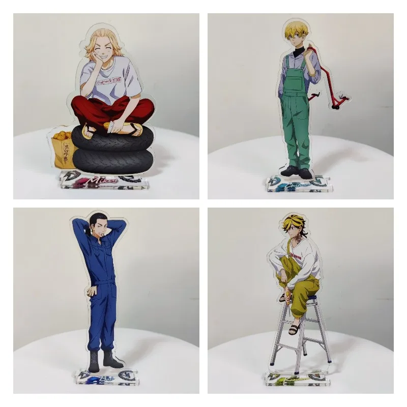 

Tokyo Revengers Character New Model Anime Figure Manjiro Sano Matsuno Kazutora Baji Acrylic Stands Model Desk Decor Fans Gift