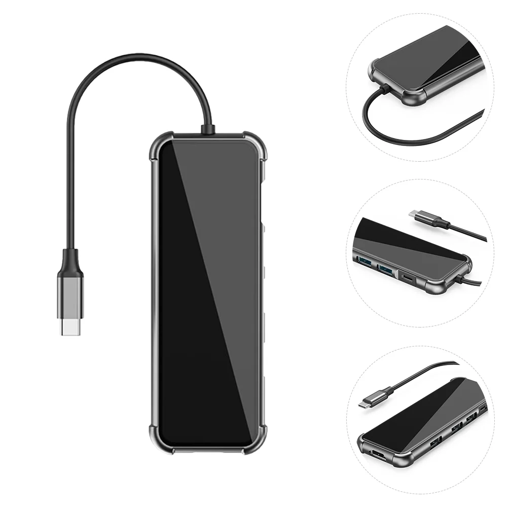 

USB-C Hub USB 3.0 Charging Hub Adapter Accessory with Video Port Reader