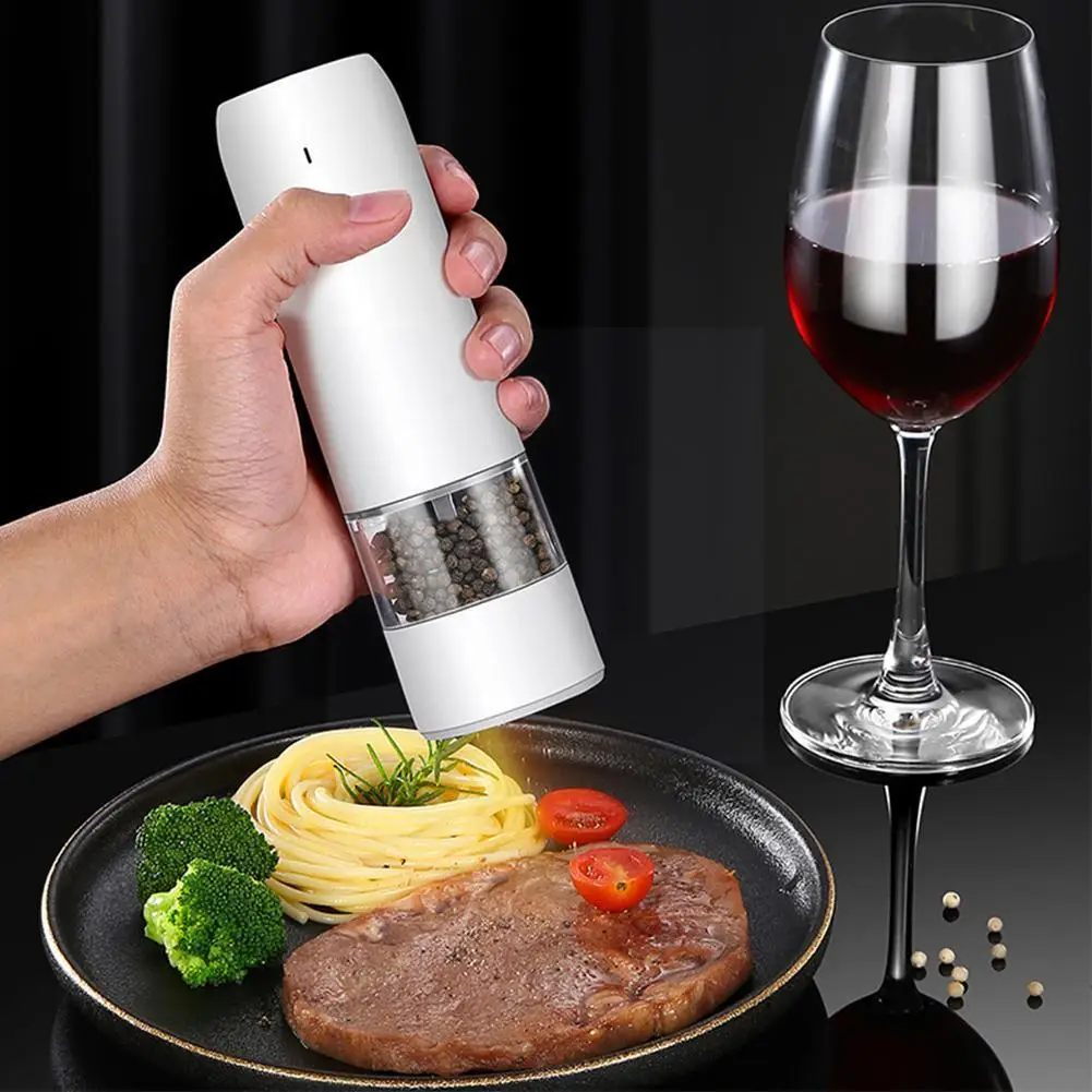 

Электрическая мельница для соли и перца, автоматические USB-инструменты, регулируемая зарядка, для кухни, No X6K4, новинка 2022