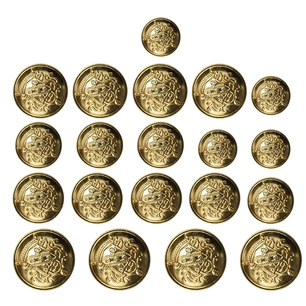

50 Pcs Clothing Items Sportster Accessories Buttons Jacket DIY Metal Brass Decorative Sewing Sew-on Versatile